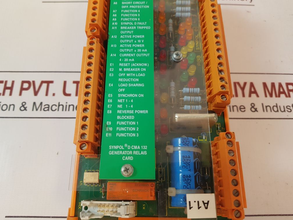 Abb synpol d cma132 generator relay card 3dde 300 412