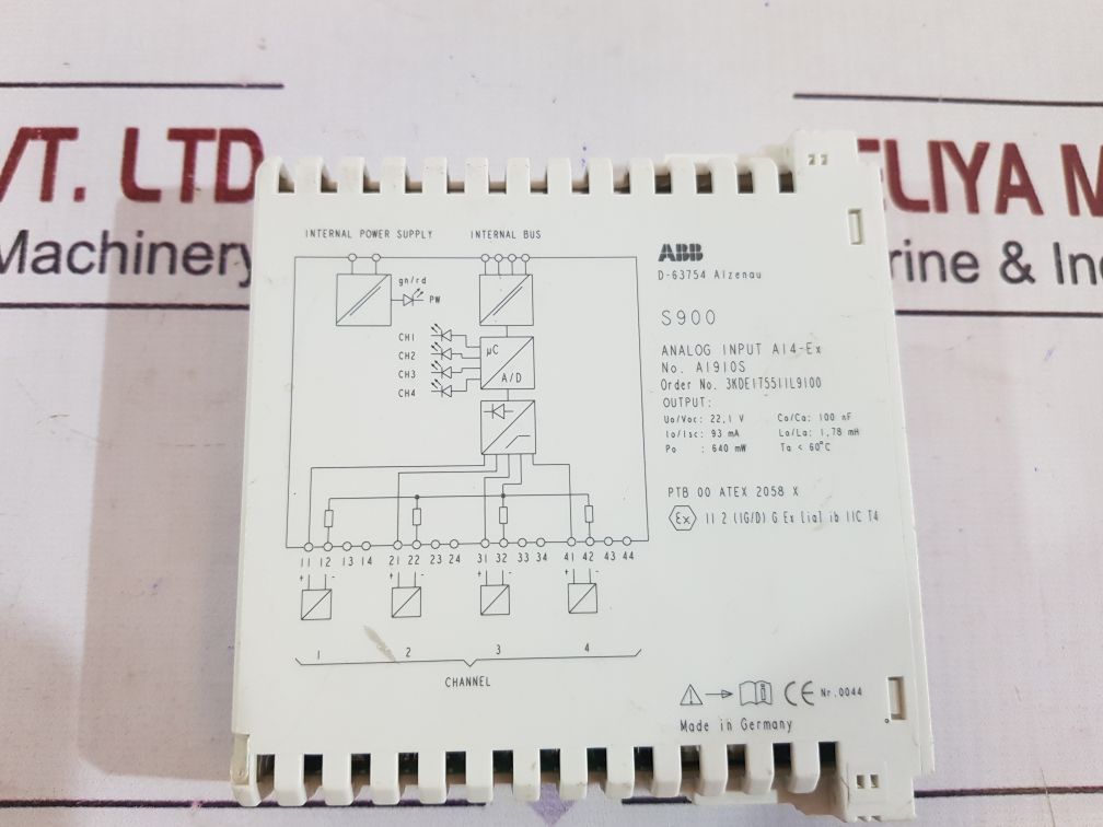 Abb 3Kde175511L9100 Analog Input Module S900