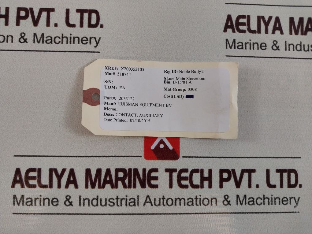 Abb 601933/608 Auxiliary Contacts 2033122