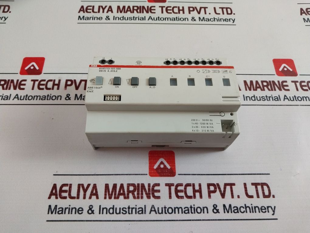 Abb 6197/13-101-500 Universal Dimming Actuator 230V~ 50/60 Hz