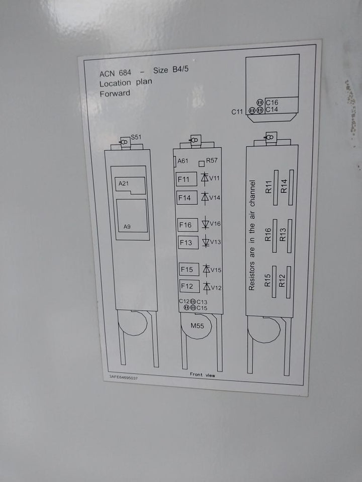 Abb Acs 600 Ac Variable Frequency Drive 64269062, Acw6842600600000300905