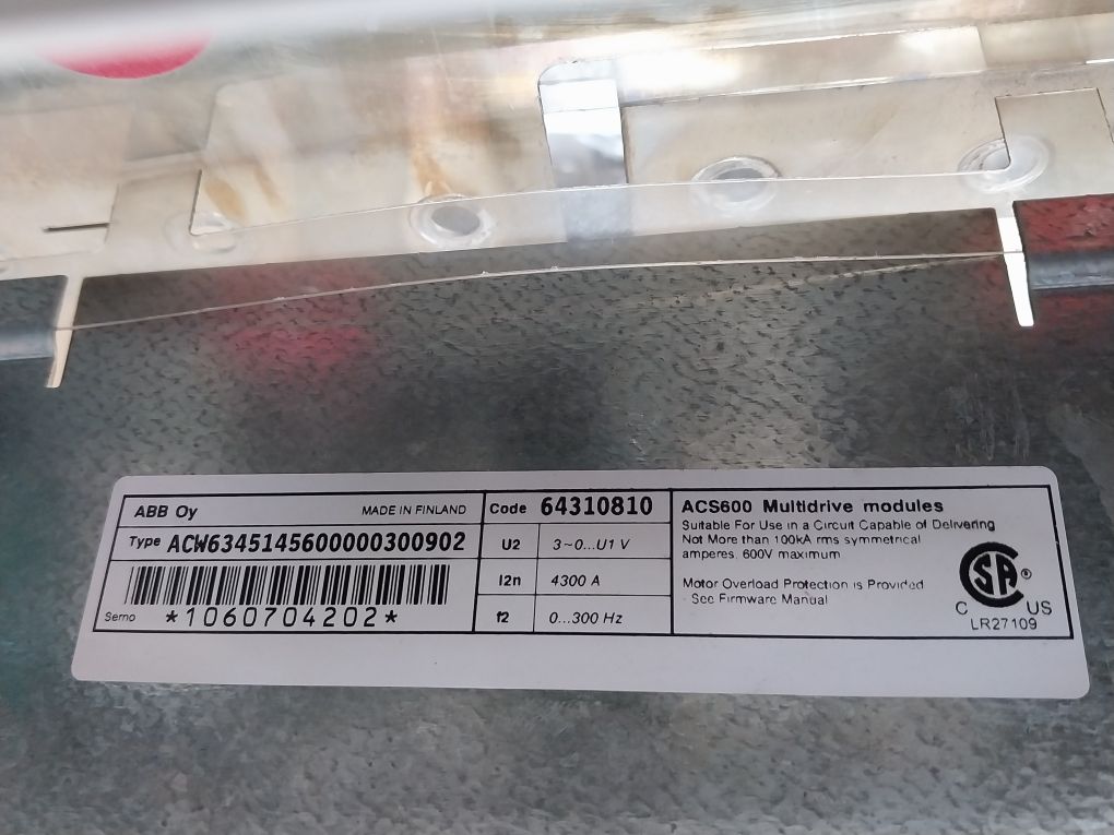 Abb 64277456, Acs600 Multidrive Module 4300A/1156A