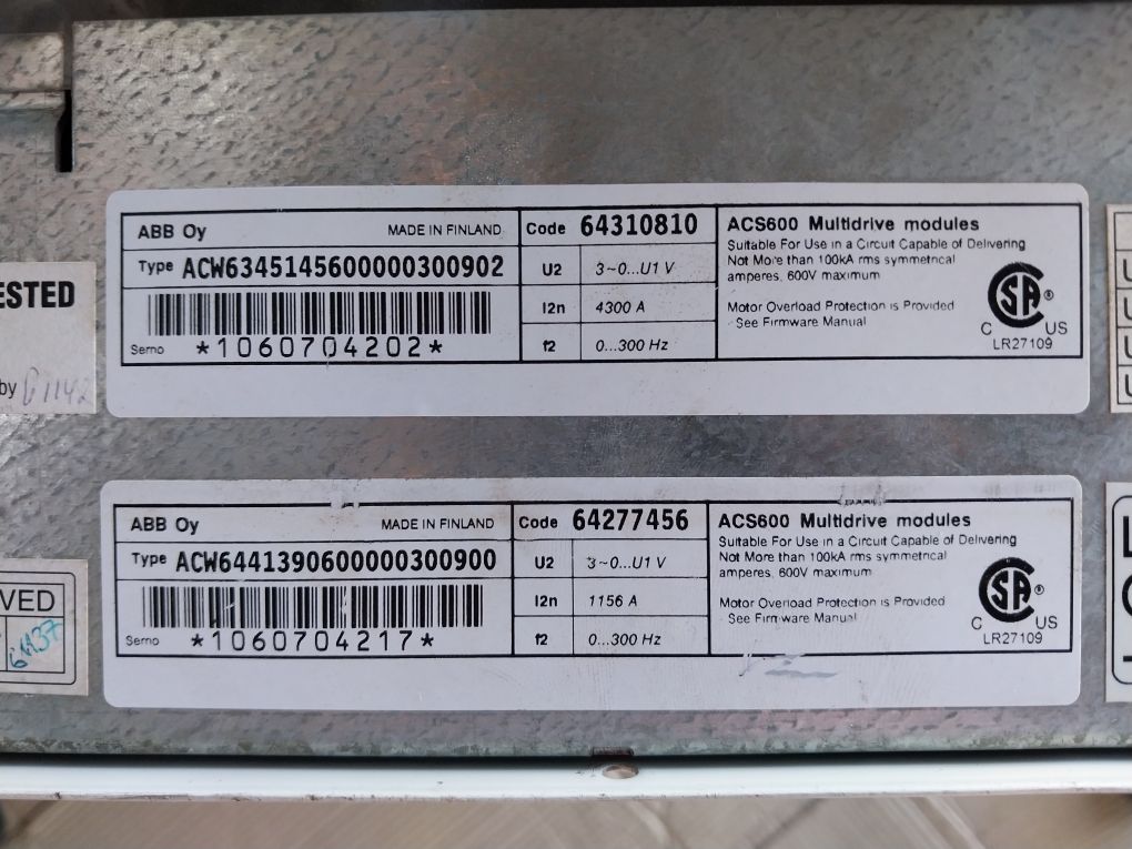 Abb 64277456, Acs600 Multidrive Module 4300A/1156A