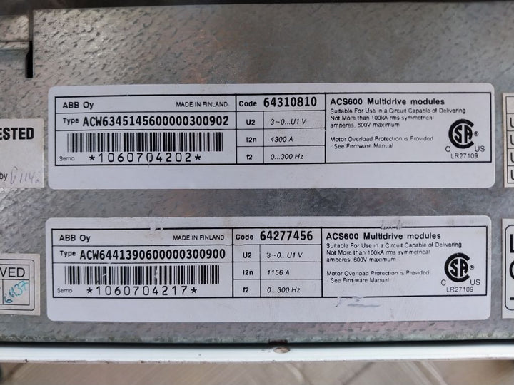 Abb 64277456, Acs600 Multidrive Module 4300A/1156A