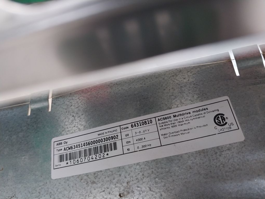 Abb 64310810 Acs600 Multidrive Module