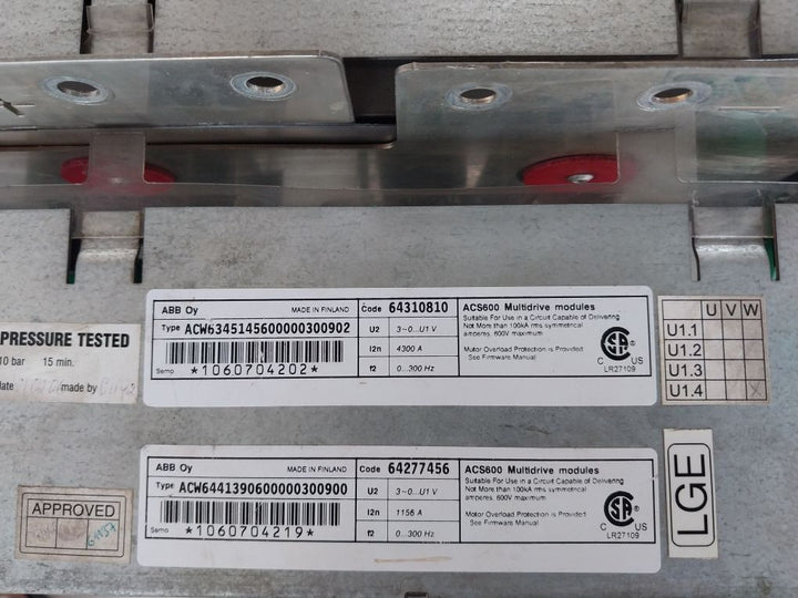 Abb 64310810 Acs600 Multidrive Module