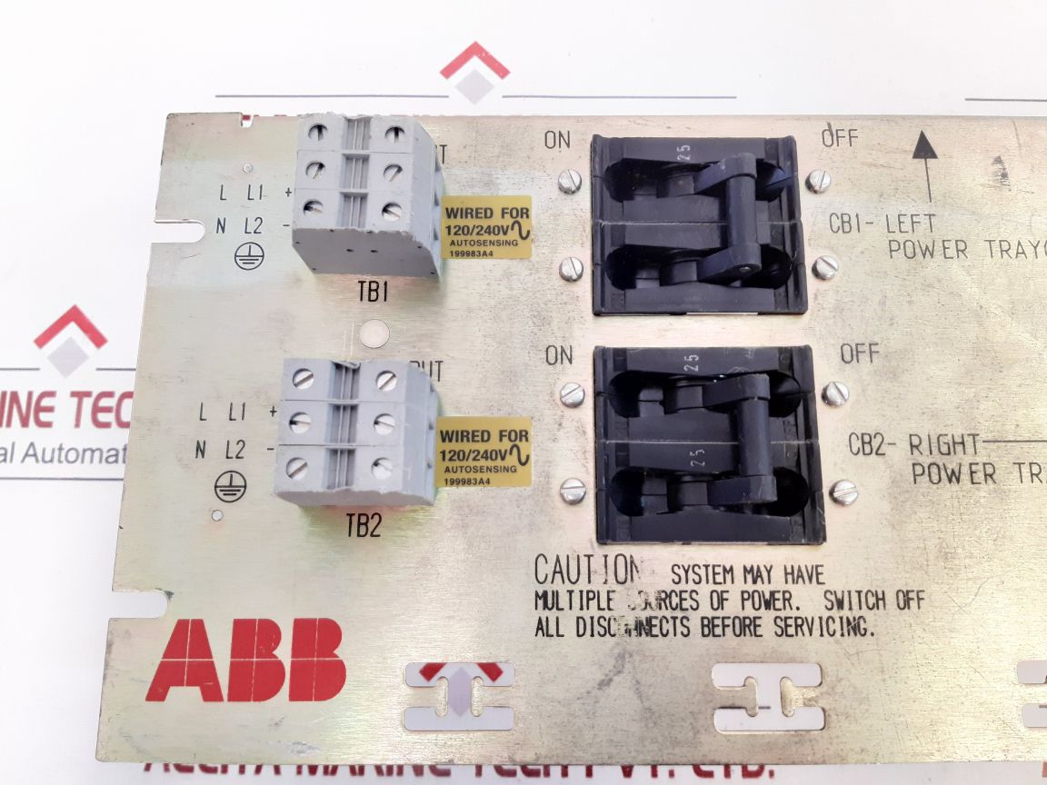Abb 6644463A2 Rps Power Entry Panel