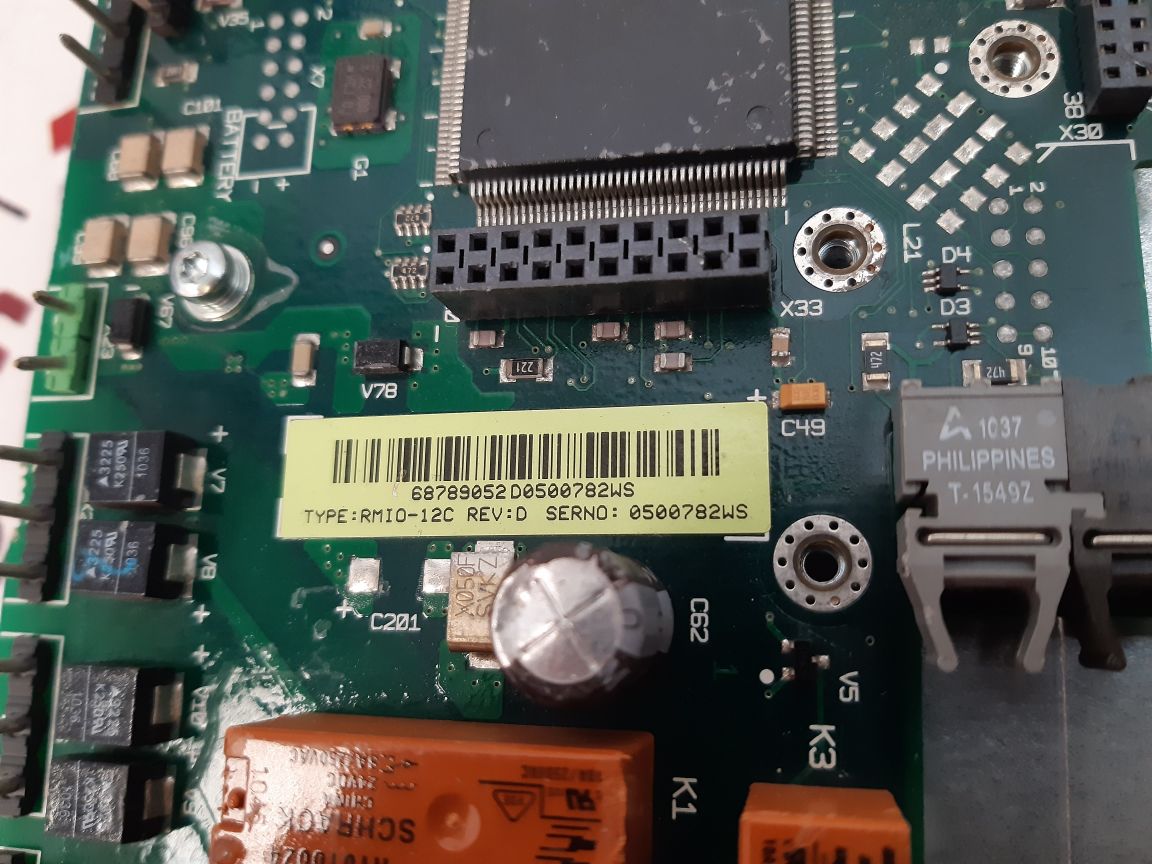Abb Rmio-12C Pc Control Board 68789109 C 1/8