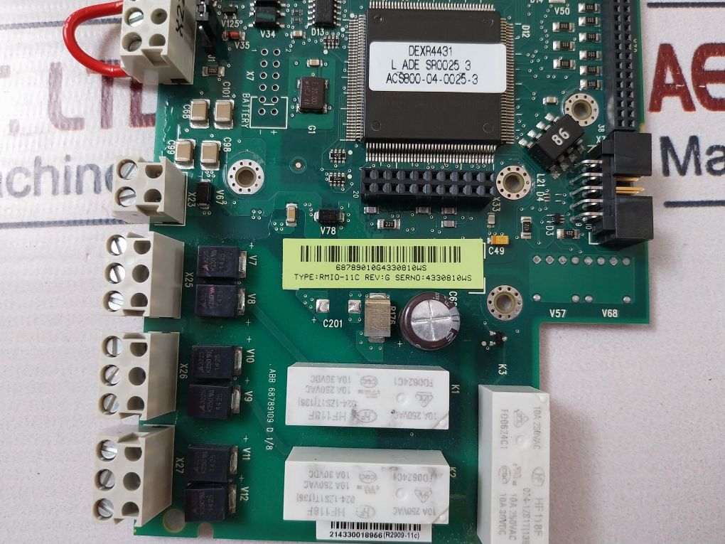 Abb 68789109 D 1/8 Pcb Card