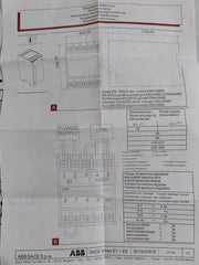 Abb Sace Yu Delay 702209\80 Time Delay Relay Free Shipping