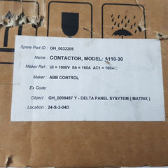 Abb A110-30-11 Contactor 1Sfl451001R8411