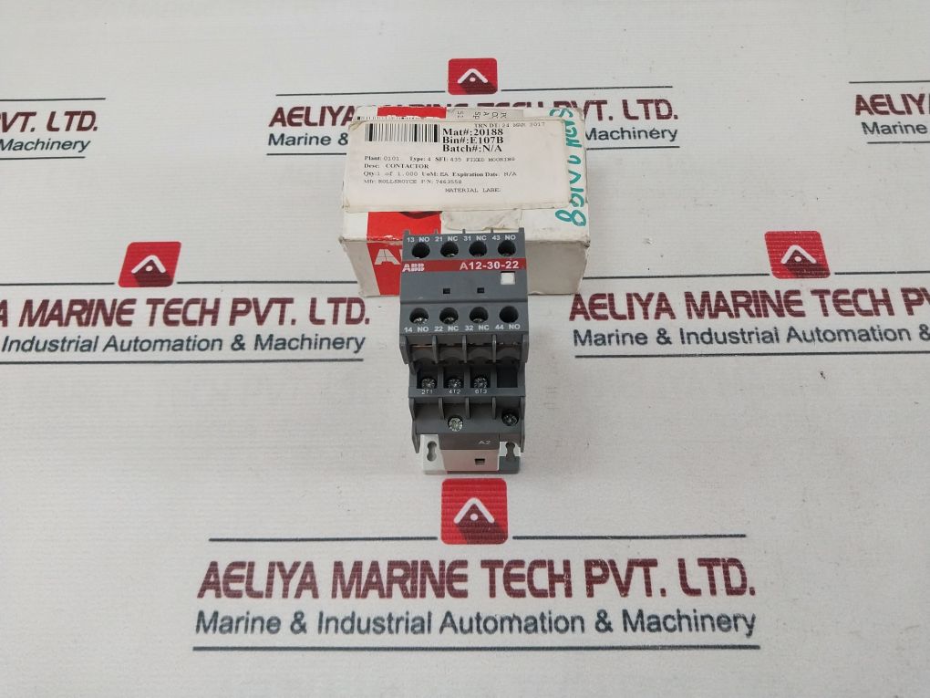 Abb A12-30-22 Contactor 220-230V 50Hz