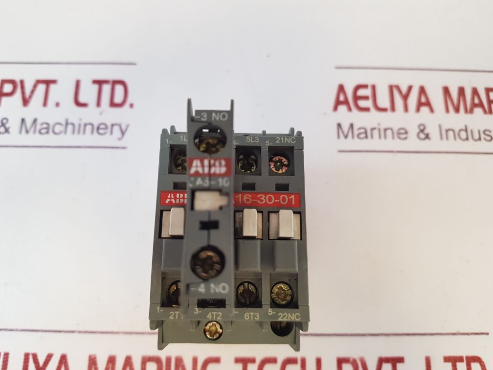 Abb A16-30-01 Contactor With Ca5-10 Auxiliary Contact