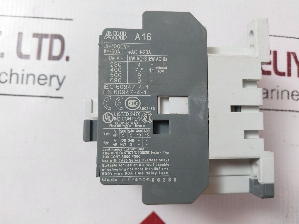 Abb A16-30-10 Contactor