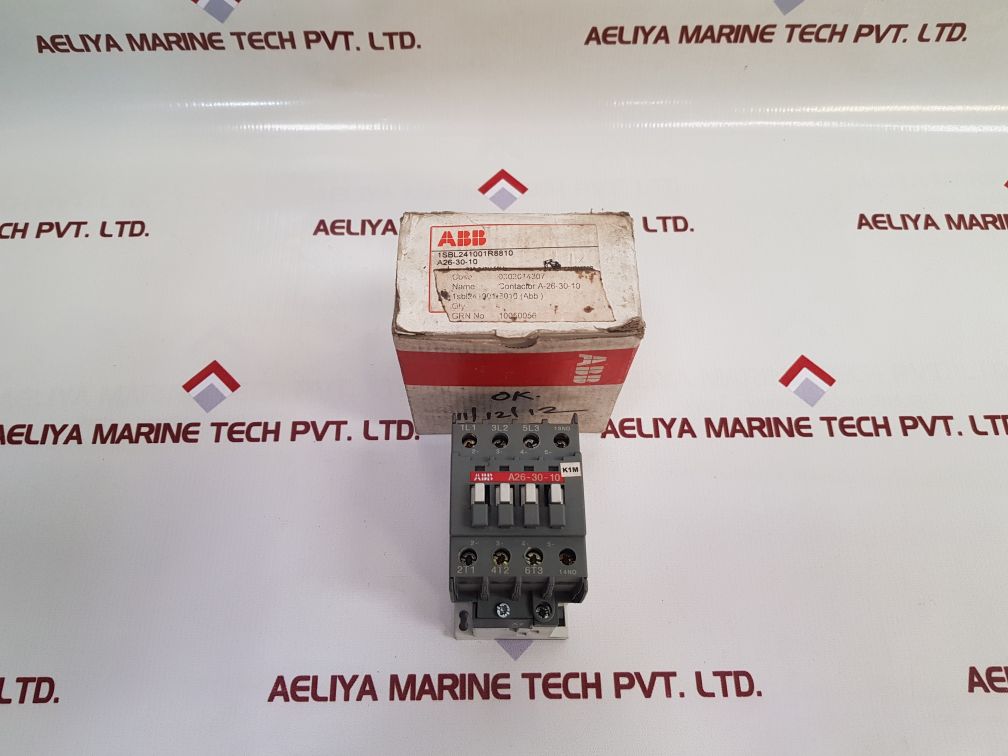 Abb A26-30-10 Contactor 600 Vac Used