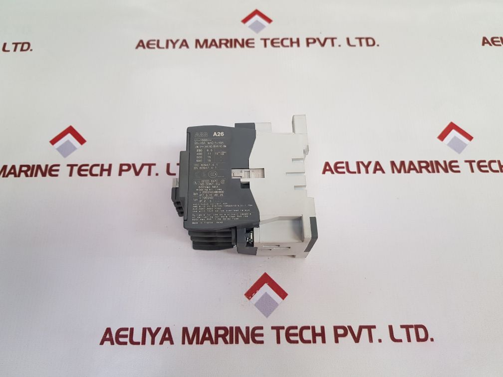 Abb A26-30-10 Contactor 600 Vac Used