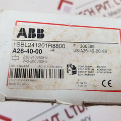 Abb a26-40-00 contactor 1sbl241201r8800