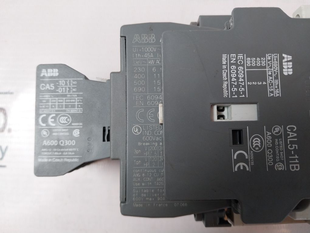 Abb A26 Contactor 220-230V 50Hz 230-240V 60Hz