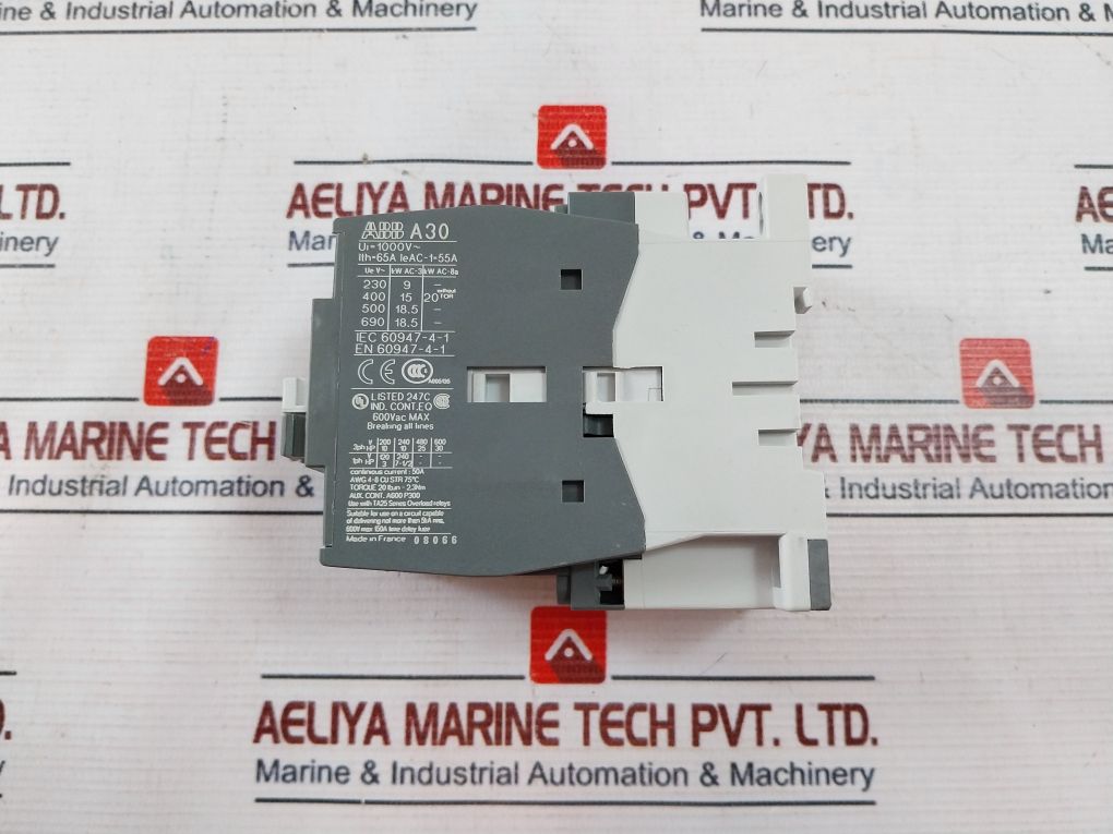 Abb A30-30-01 Contactor 1Sbl281001R8001 3Ph 65A 1000V