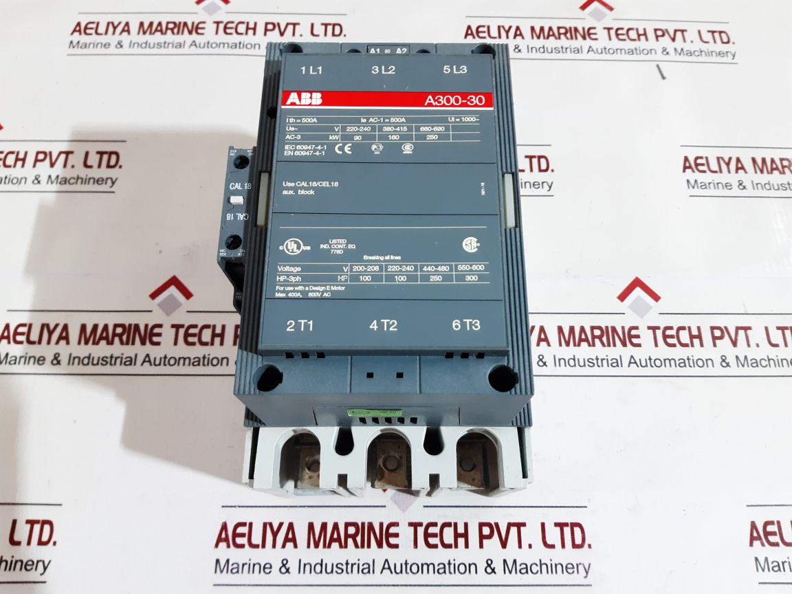 Abb A300-30 Contactor – Aeliya Marine Tech