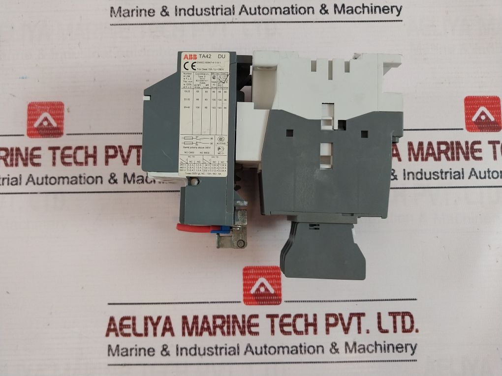 Abb A40-30-10 Contactor Auxiliary Contact Cal5-11B With Ta42 Du Overload Relay