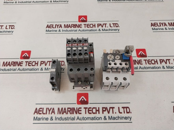 Abb A40 Contactor Cal5 Contact Blocks With Ta42 Series Overload Relays Set