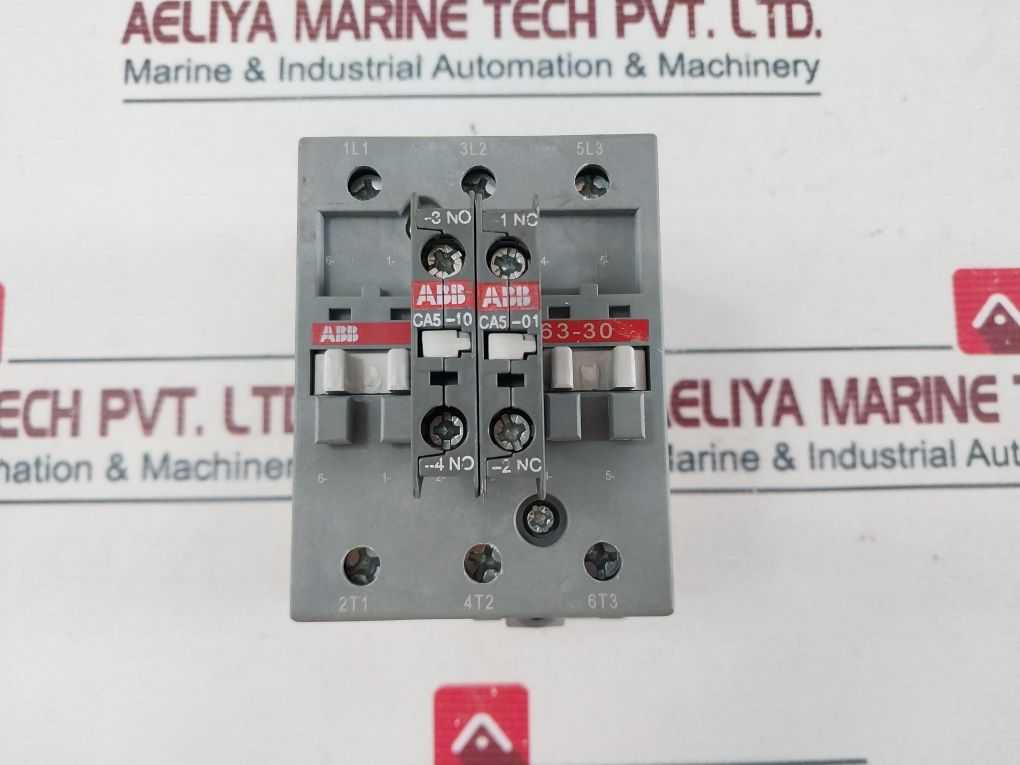 Abb A63-30 Contactor With Ca5-01 & Ca5-10 Contact Blocks