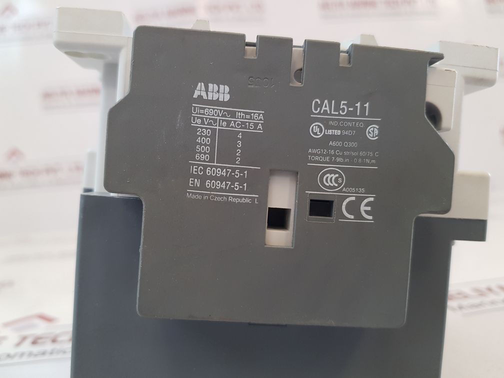 Abb A75-30-11-84 Contactor 1Sbl411001R8411

