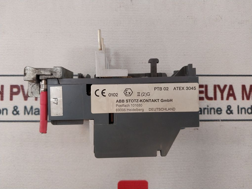 Abb A75 Contactor Cal5 Contact Block With Ta75 Du Thermal Overload Relay Set