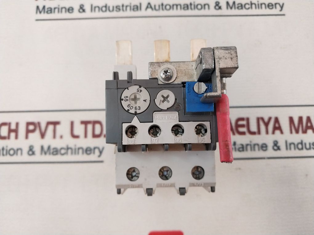 Abb A75 Contactor Cal5 Contact Block With Ta75 Du Thermal Overload Relay Set