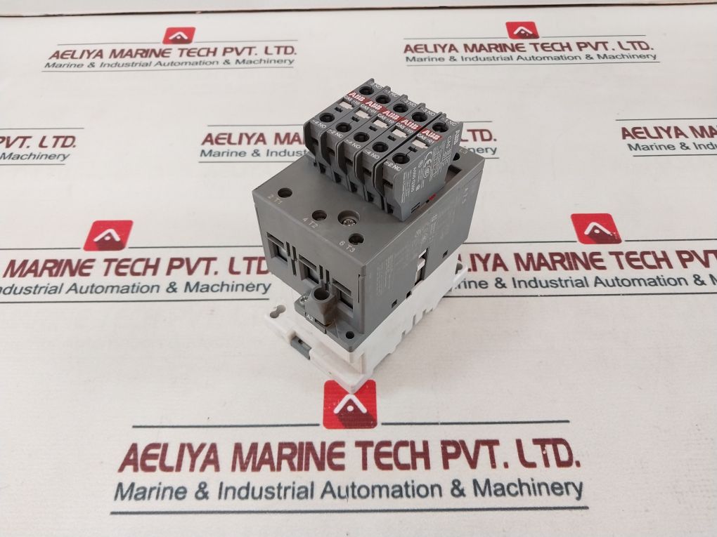 Abb A75 Contactor Cal5 Contact Block With Ta75 Du Thermal Overload Relay Set