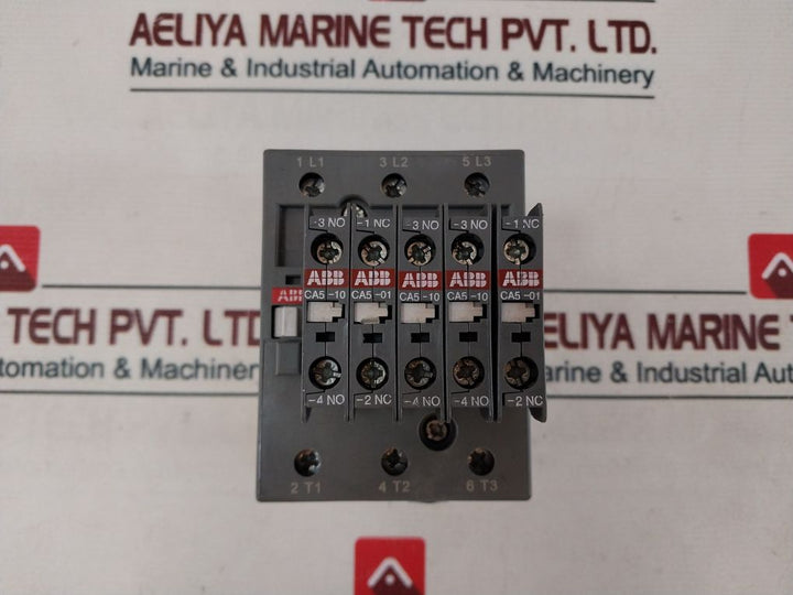 Abb A75 Contactor Cal5 Contact Block With Ta75 Du Thermal Overload Relay Set