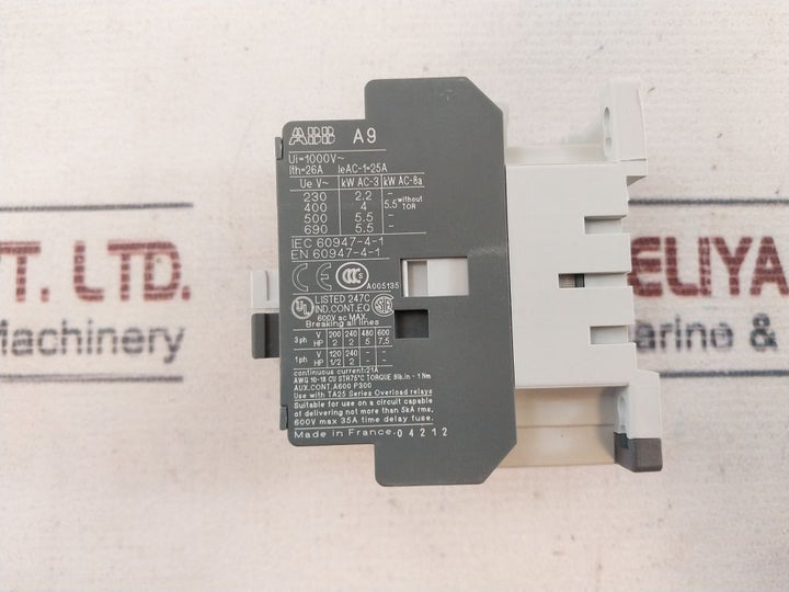 Abb A9-30-10 Contactor 35A