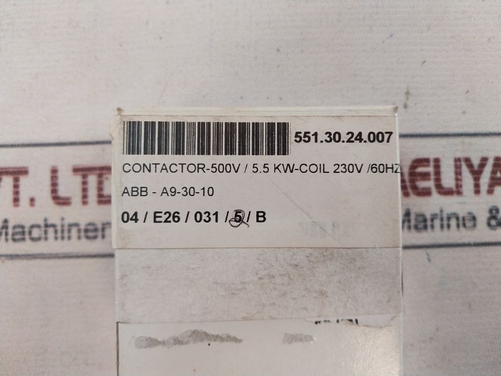 Abb A9-30-10 Contactor 35A