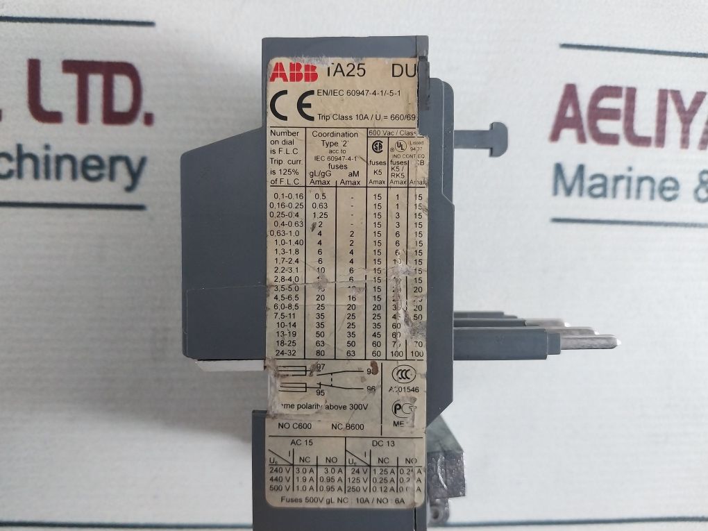 Abb A9 Ca5-01 Contactor Relay With Cal5-11 Auxiliary Contact Set