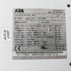 Abb Ac 800F, Sa 811F Fieldcontroller 800 Module Rack
