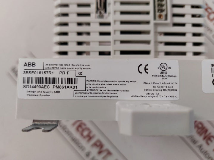 Abb Ac 800M 3Bse018157R1 Processor Unit Pr:F