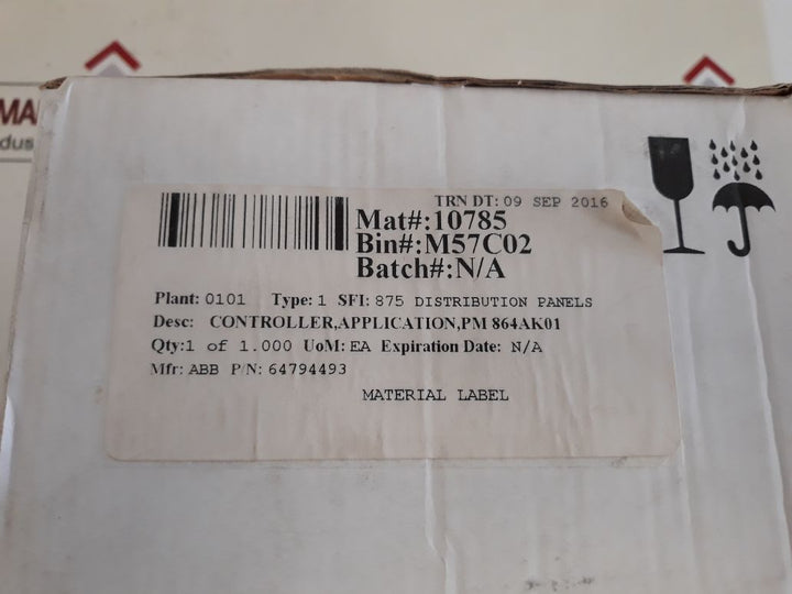 Abb Ac 800M Pm864A 3Bse018161R1 Module