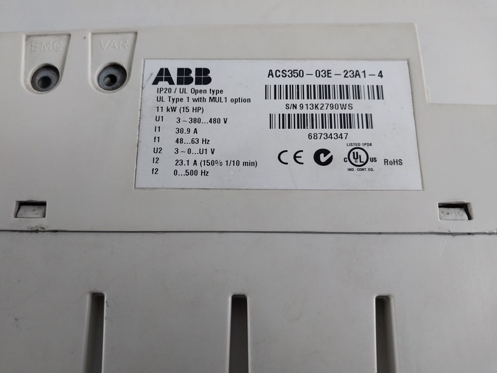 Abb Acs350-03E-23A1-4 Inverter Drive