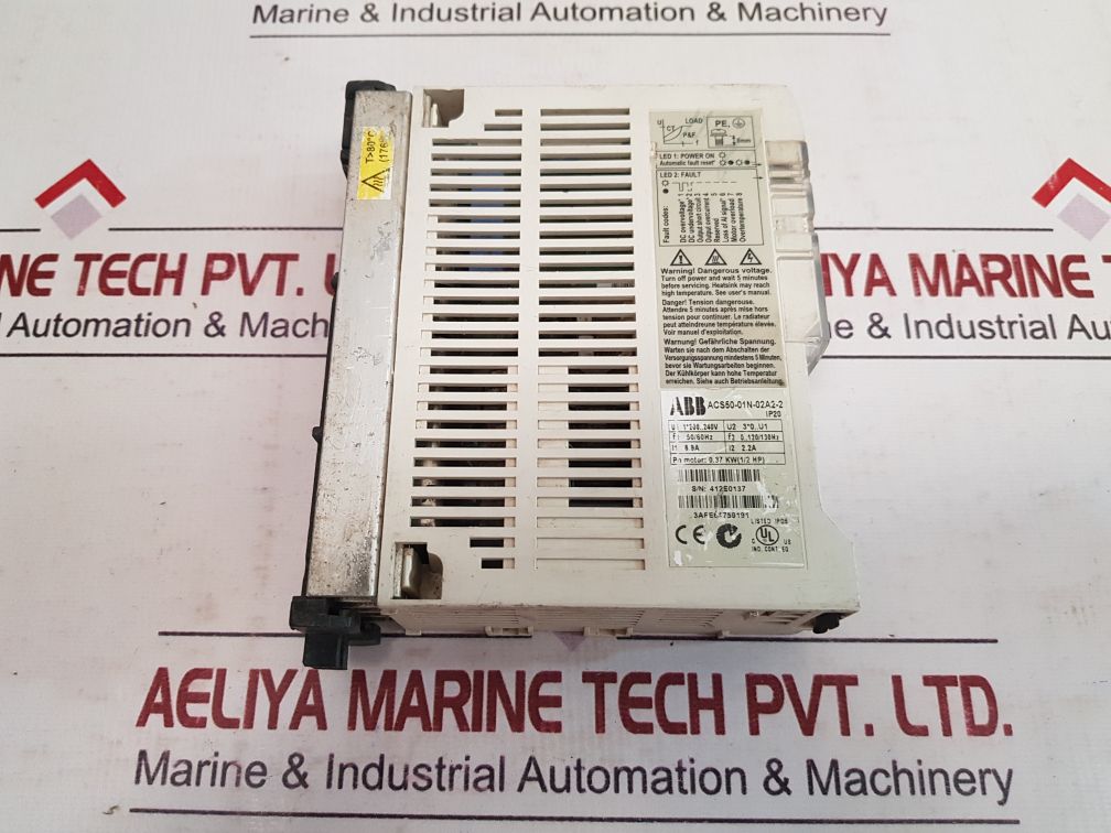 Abb Acs50-01N-02A2-2 Low Voltage Ac Drive Ip 20