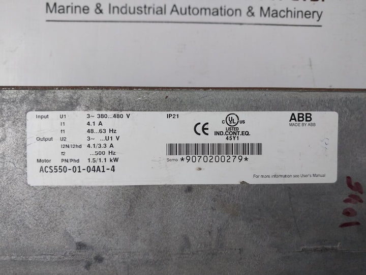 Abb Acs550-01-04A1-4 Inverter