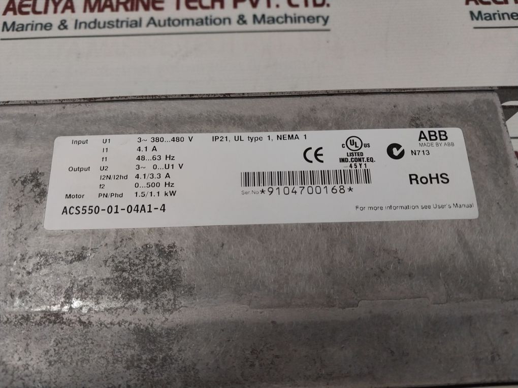 Abb Acs550-01-04A1-4 Frequency Converter