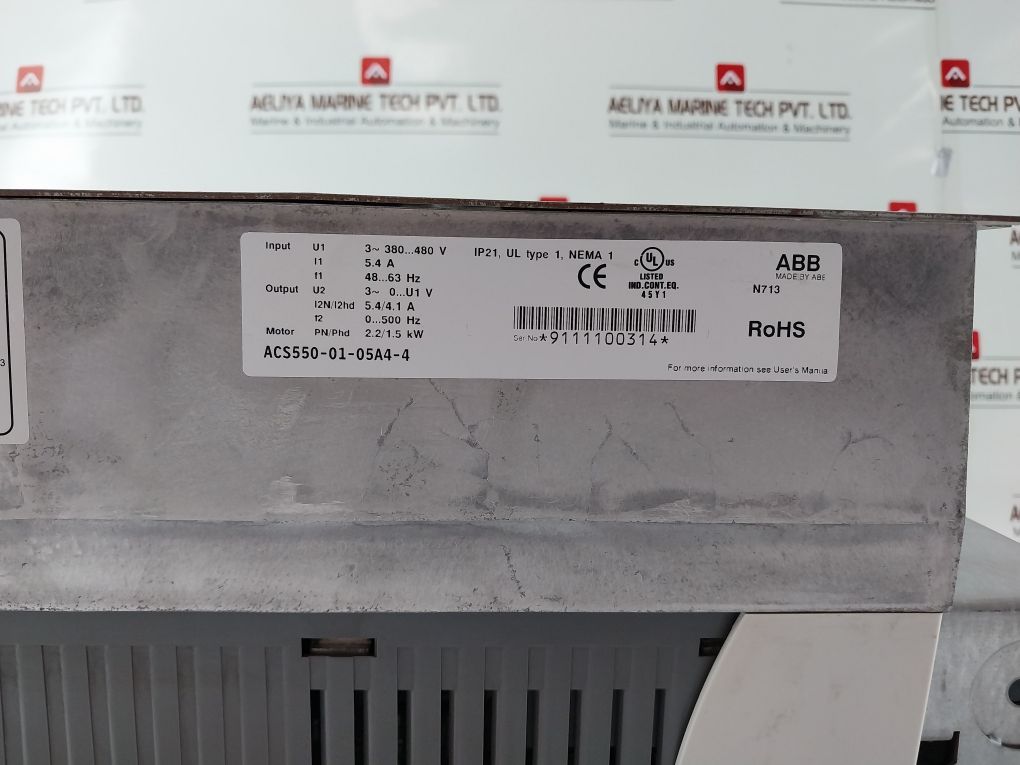 Abb Acs550-01-05A4-4 Frequency Converter Phd 2.2/1.5 Kw