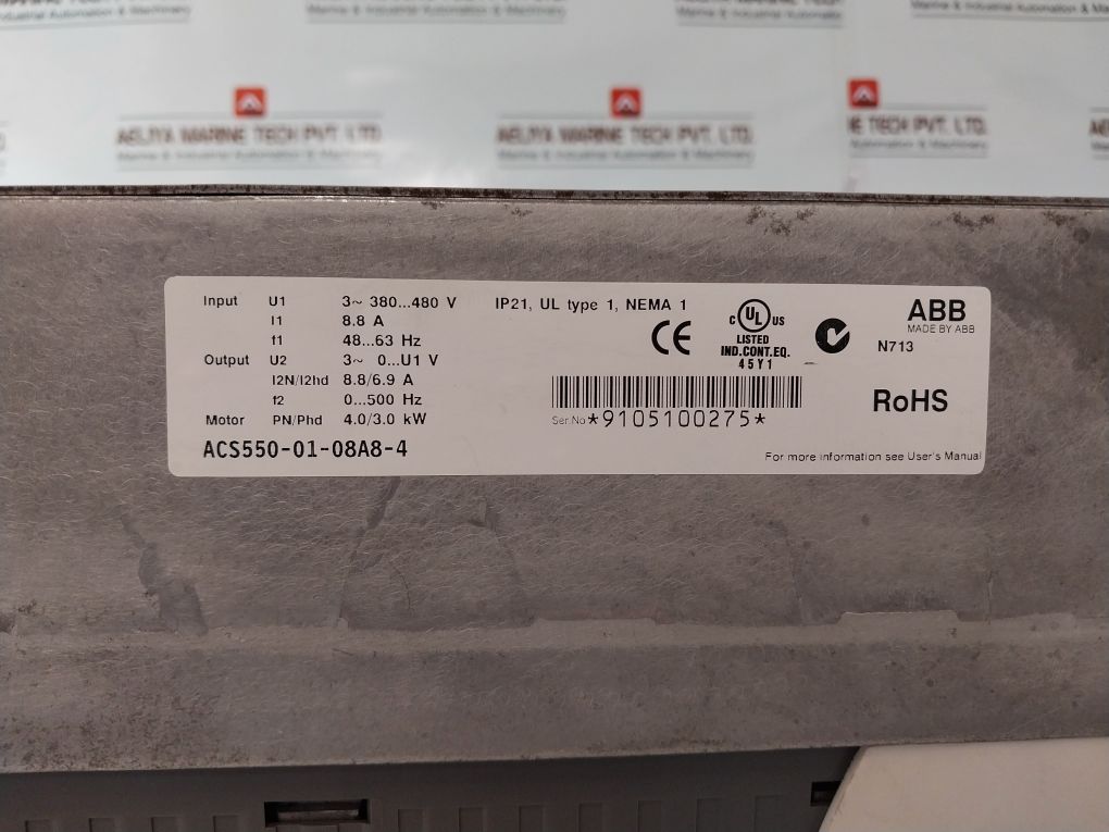 Abb Acs550-01-08A8-4 Inverter