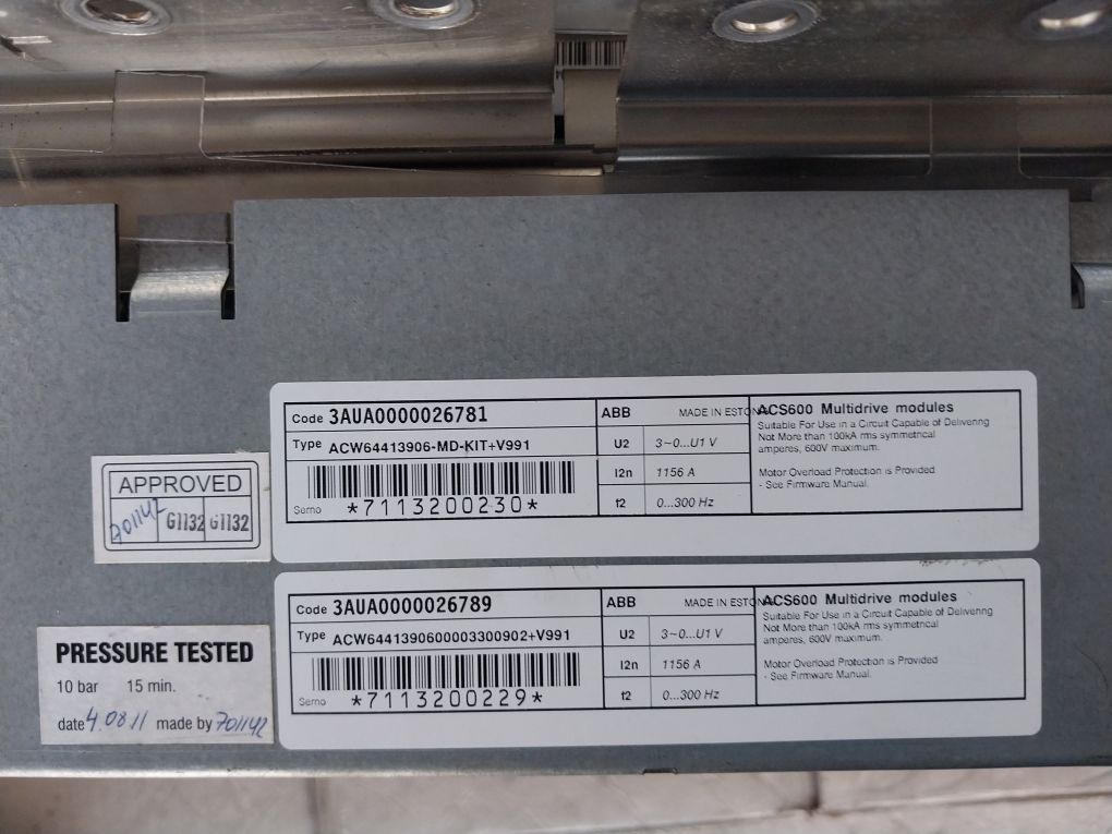 Abb Acs 600 Multidrive Module Acw64413906-md-kit+V991