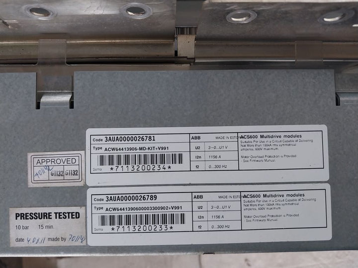 Abb Acw6441390600003300902+V991 Acs600 Multidrive Module
