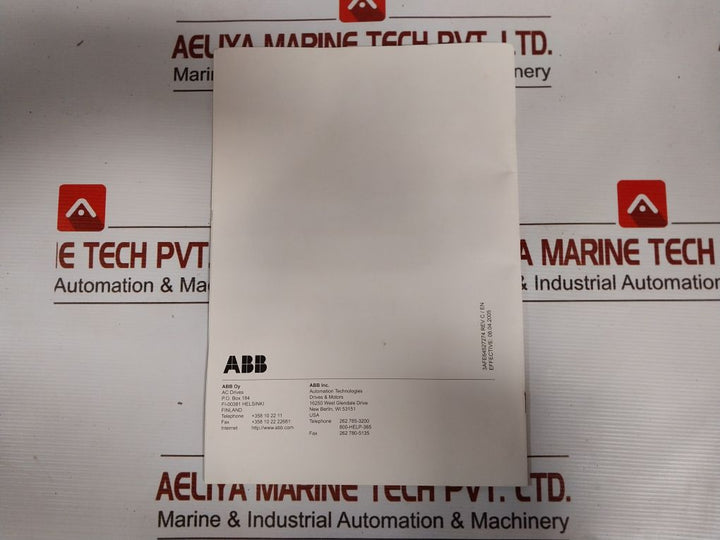 Abb Acs800-01-0140-5+C132 Drive Control Panel