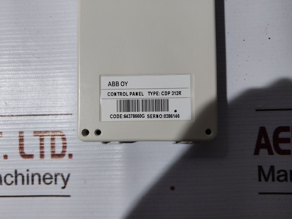 Abb Acs800-01-0105-5+C132 Drive Control Panel Cpd 312R Ip21