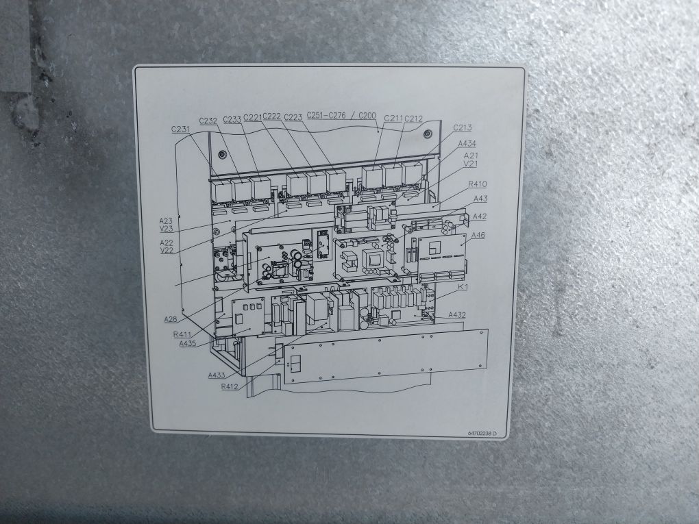 Abb Acs800-104-0580-7+C126+E205+V991 63 Hz