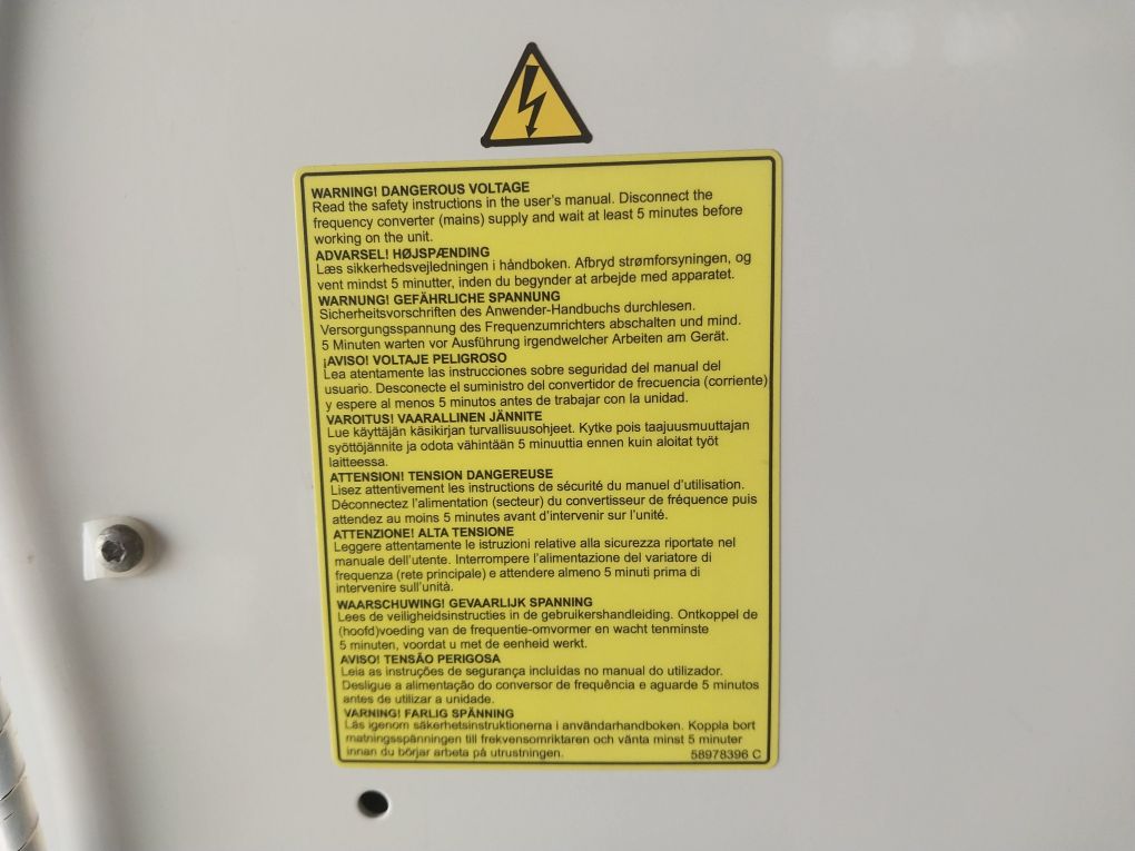 Abb Acs800-104-0580-7+C126+E205+V991 63 Hz